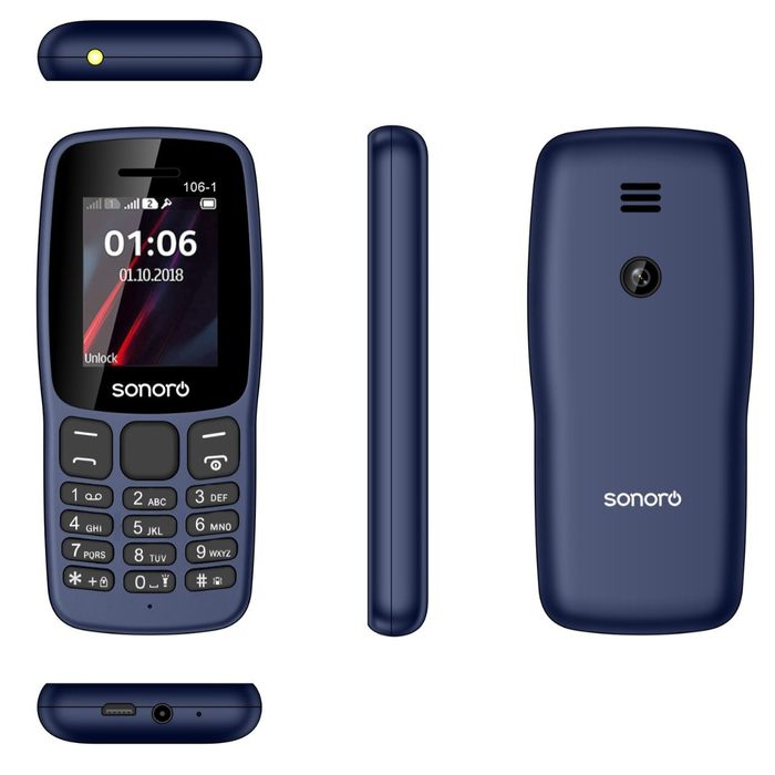 Vând telefon mobil MKTEL 106 dual sim cu locas de card de memorie