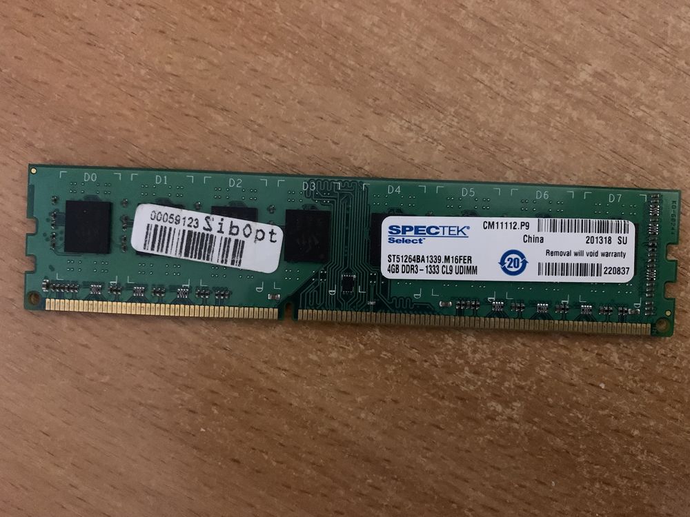 Модуль памяти DDR3 4gb