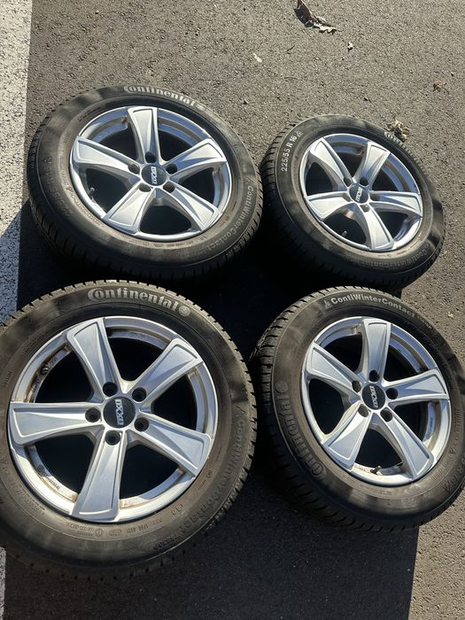 Jante 5x112 +cauciucuri noi 225 55 R16