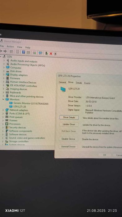 Vand monitor Lenovo L27i-28 27″ Full HD IPS – impecabil, ca nou