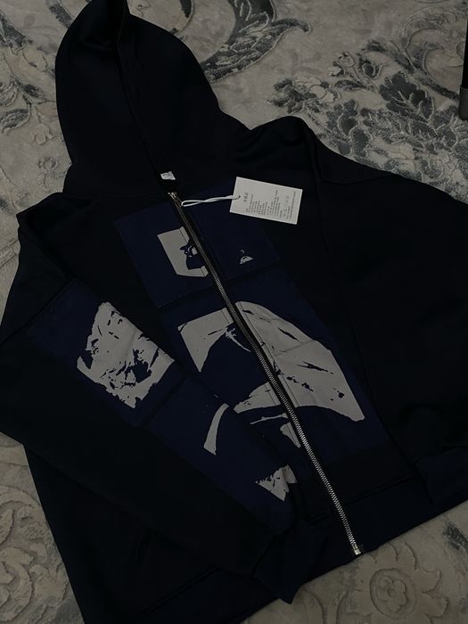 ERD кофта синяя зипка