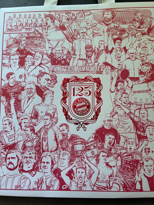 125 години FC Bayern подаръчна торбичка