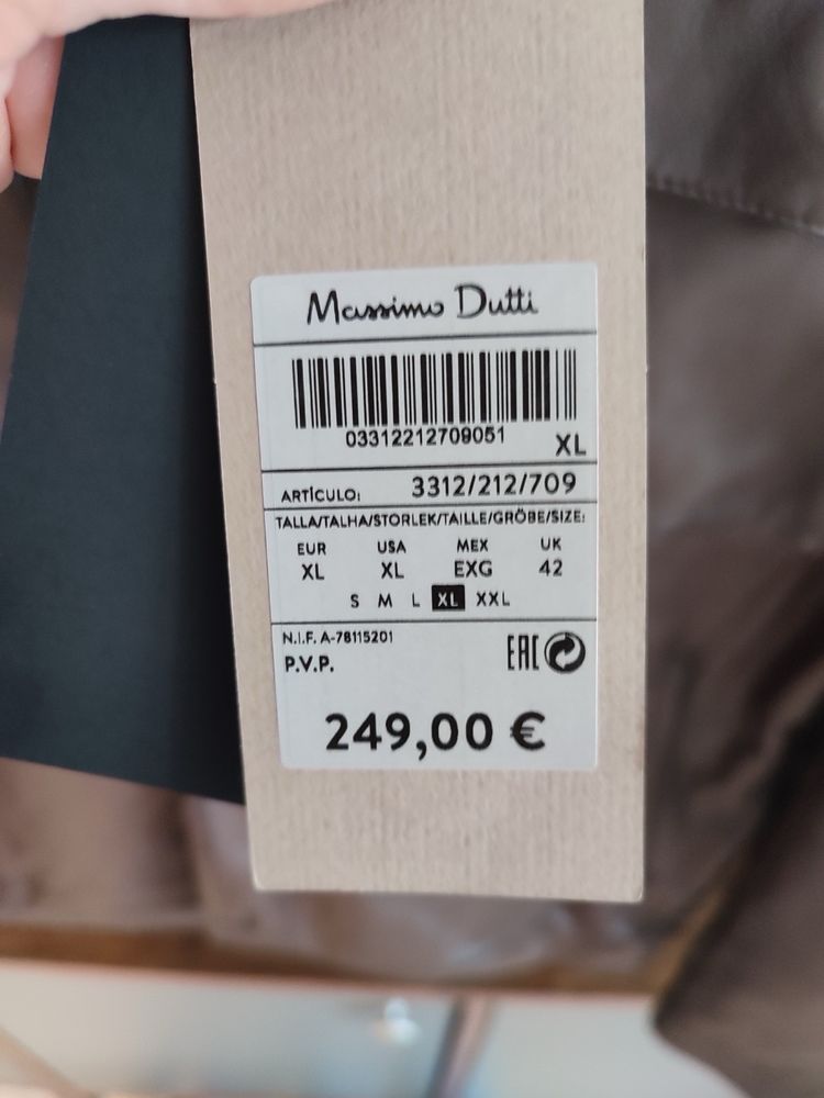 Чисто ново кожено яке Massimo dutti