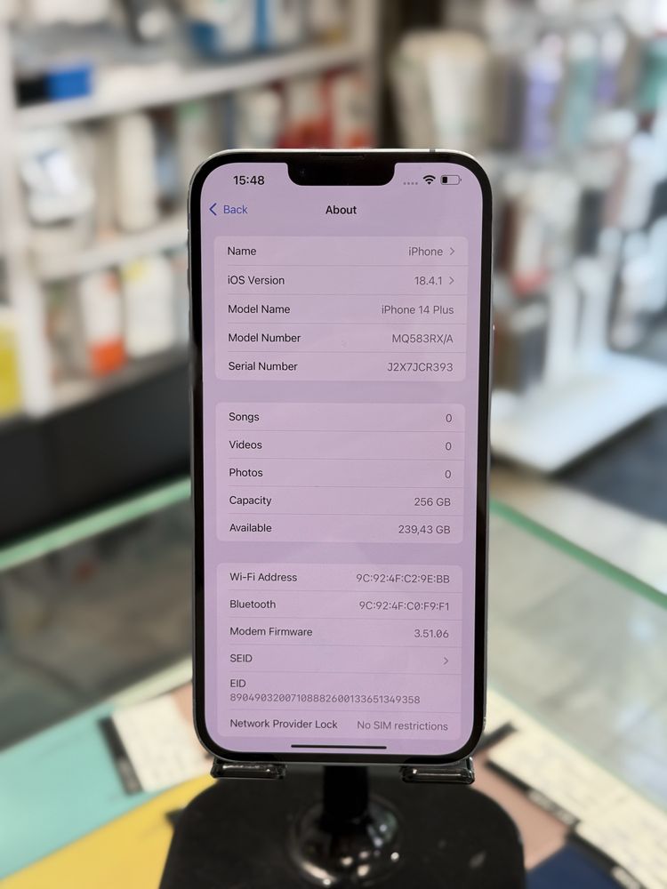 Apple iPhone 14 Plus 256GB Blue