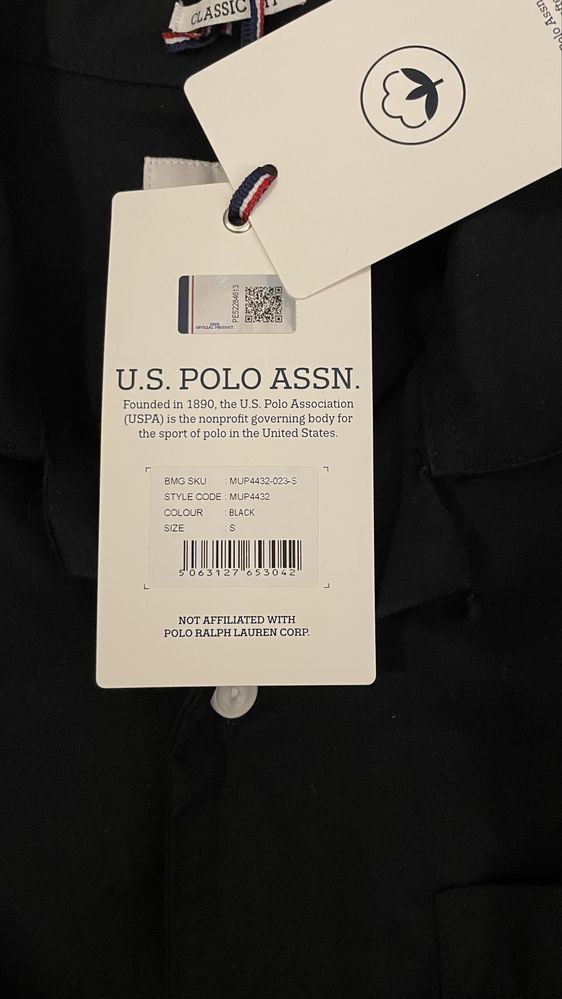 Риза с къс ръкав U.S. Polo