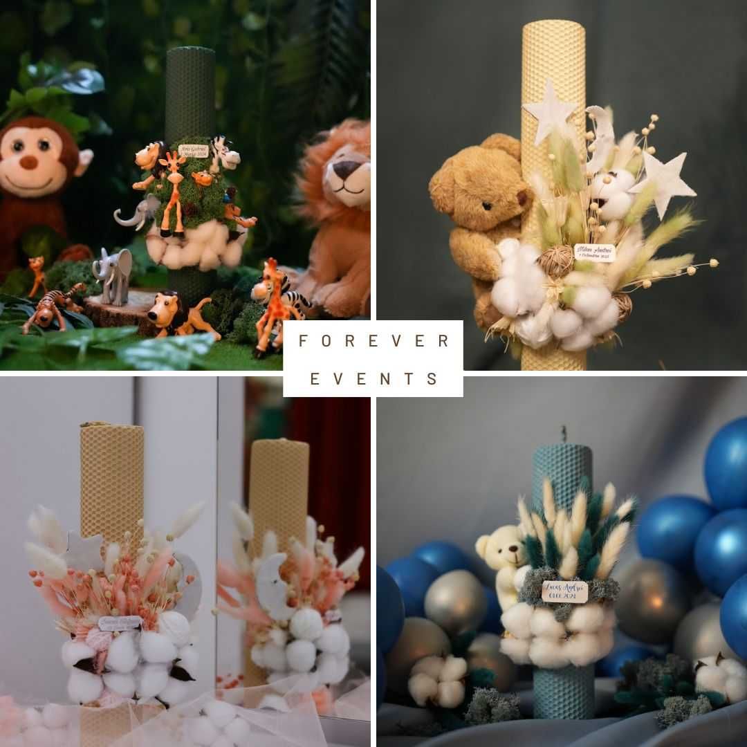 Lumanare Botez personalizabila