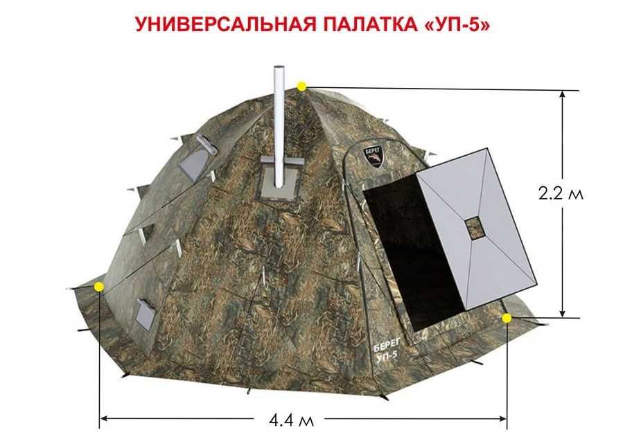 Палатка универсальная БЕРЕГ УП-5