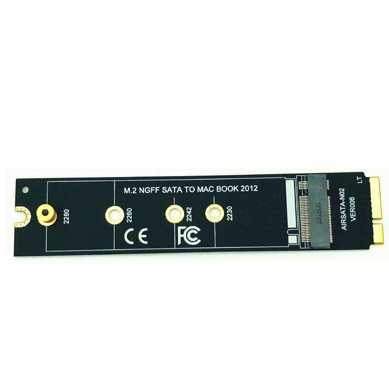 Adaptor convertor SSD M.2 NGFF 18+8 pini Macbook Air 2012 A1465 A1466