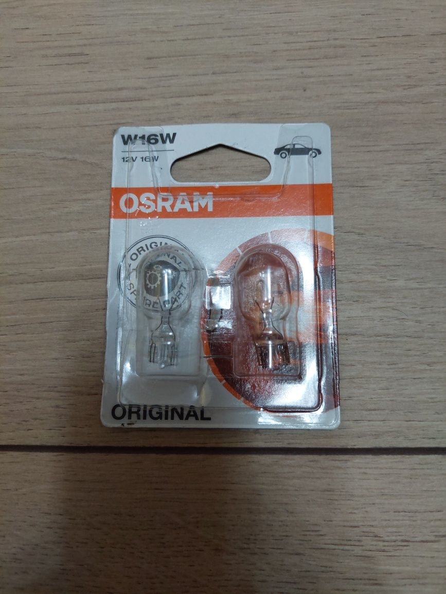 Bec pozitie Osram W16W 12V 16 W Alb 2 bucati, nou