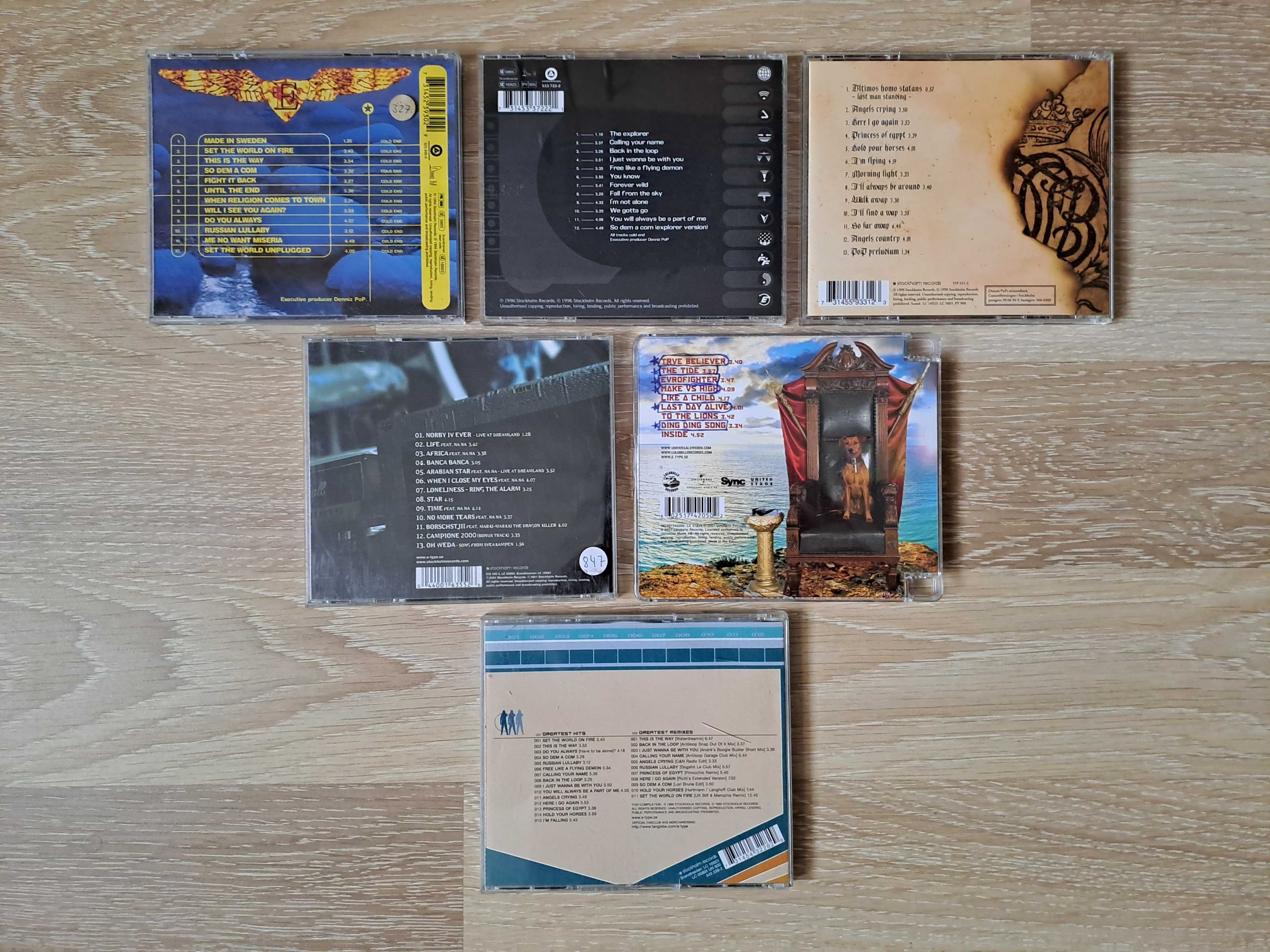 Colectie E-Type - 6 CD originale albume (Eurodance)