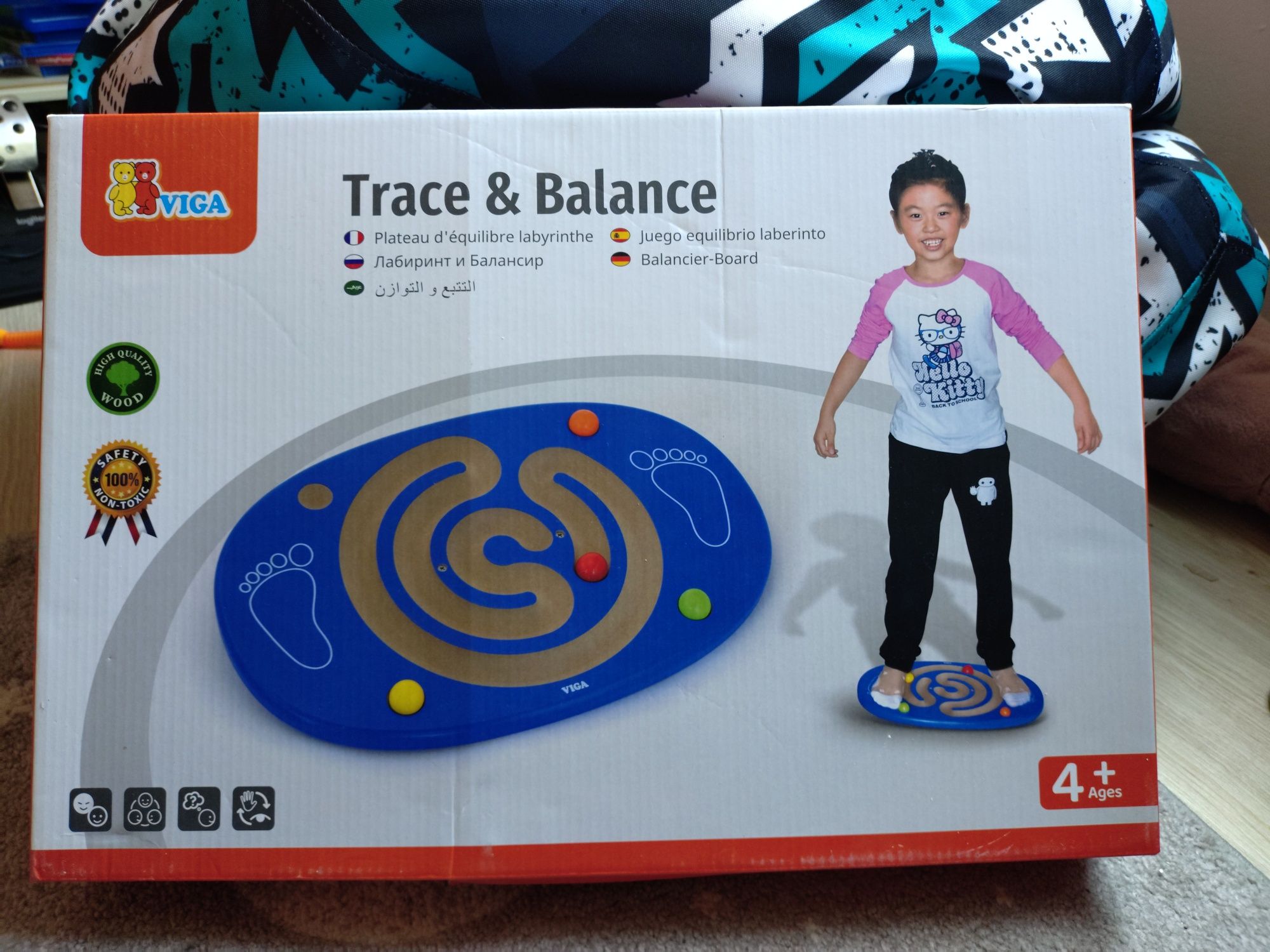 Игра за баланс с топчета Viga toys