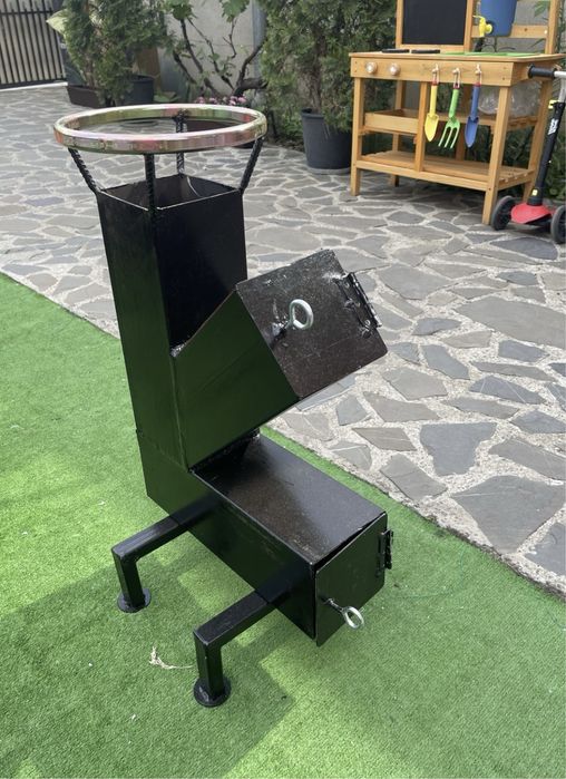 Sobă rachetă 120x120x3