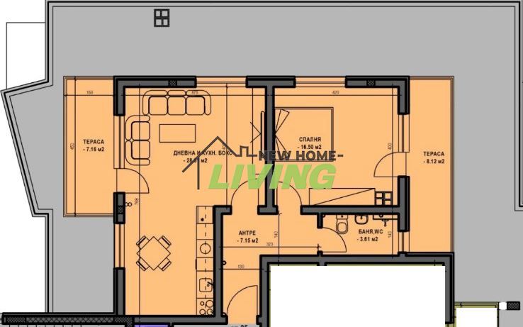 Продава се Двустаен апартамент в Пловдив, Остромила - 101 кв.м за 1327 €/кв.м - Снимка #7