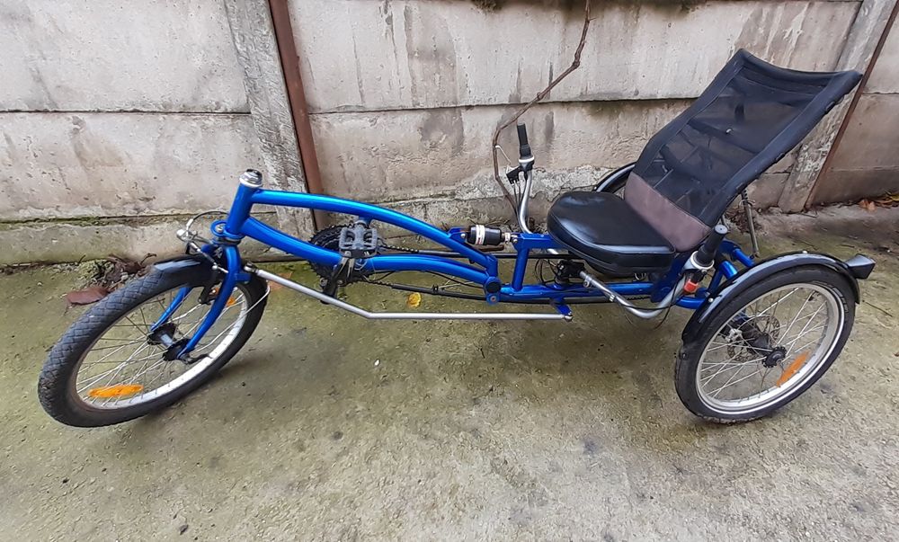 Bicicleta Recumbent Cadou de Craciun Tricicleta scaun Culcocicleta