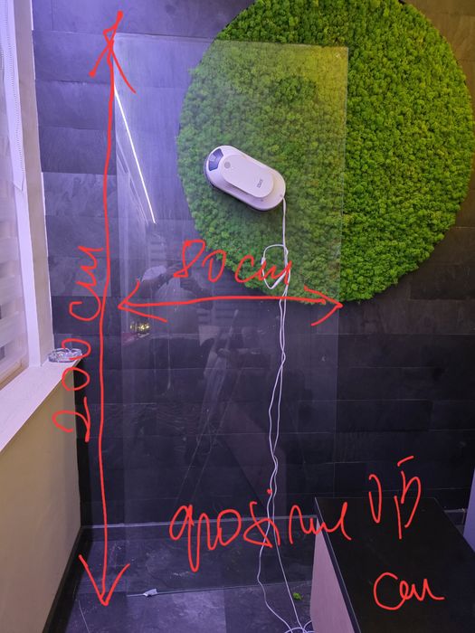 Vand paravan/sticla dus