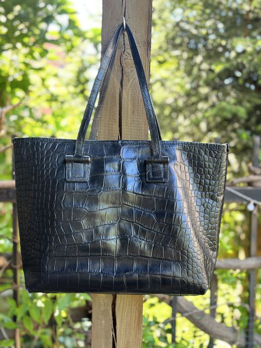 Кожена чанта Armani