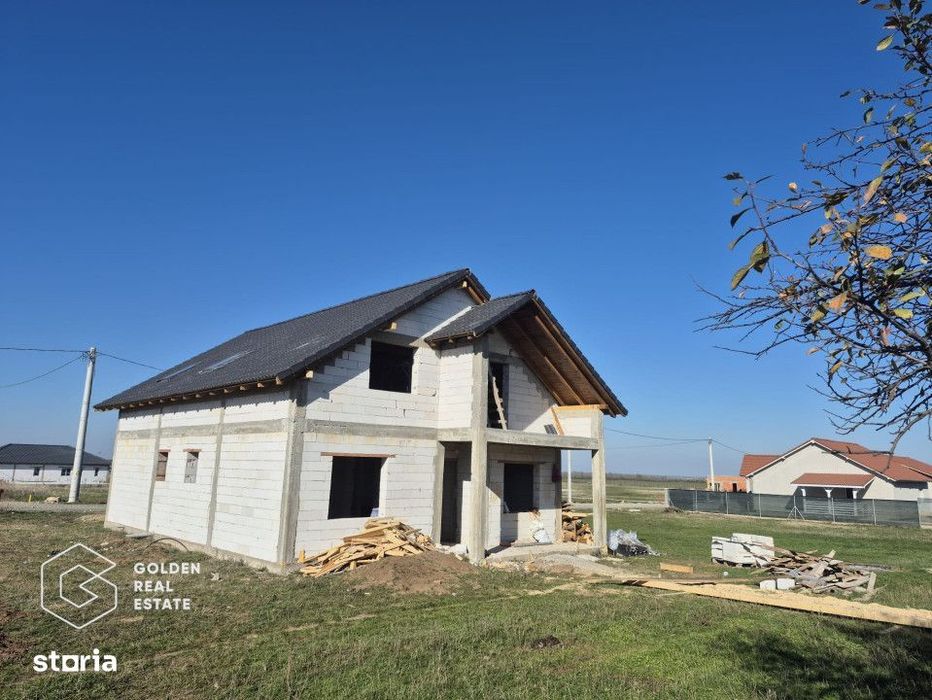 Casa P+M, teren 500 mp, comuna Frumuseni