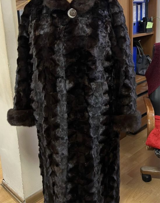 Норковая шуба 56 размер