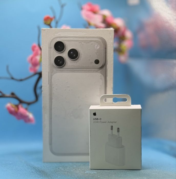 НОВ!!! Apple iPhone 17 Pro Max, 1TB, 5G, Silver + подарък