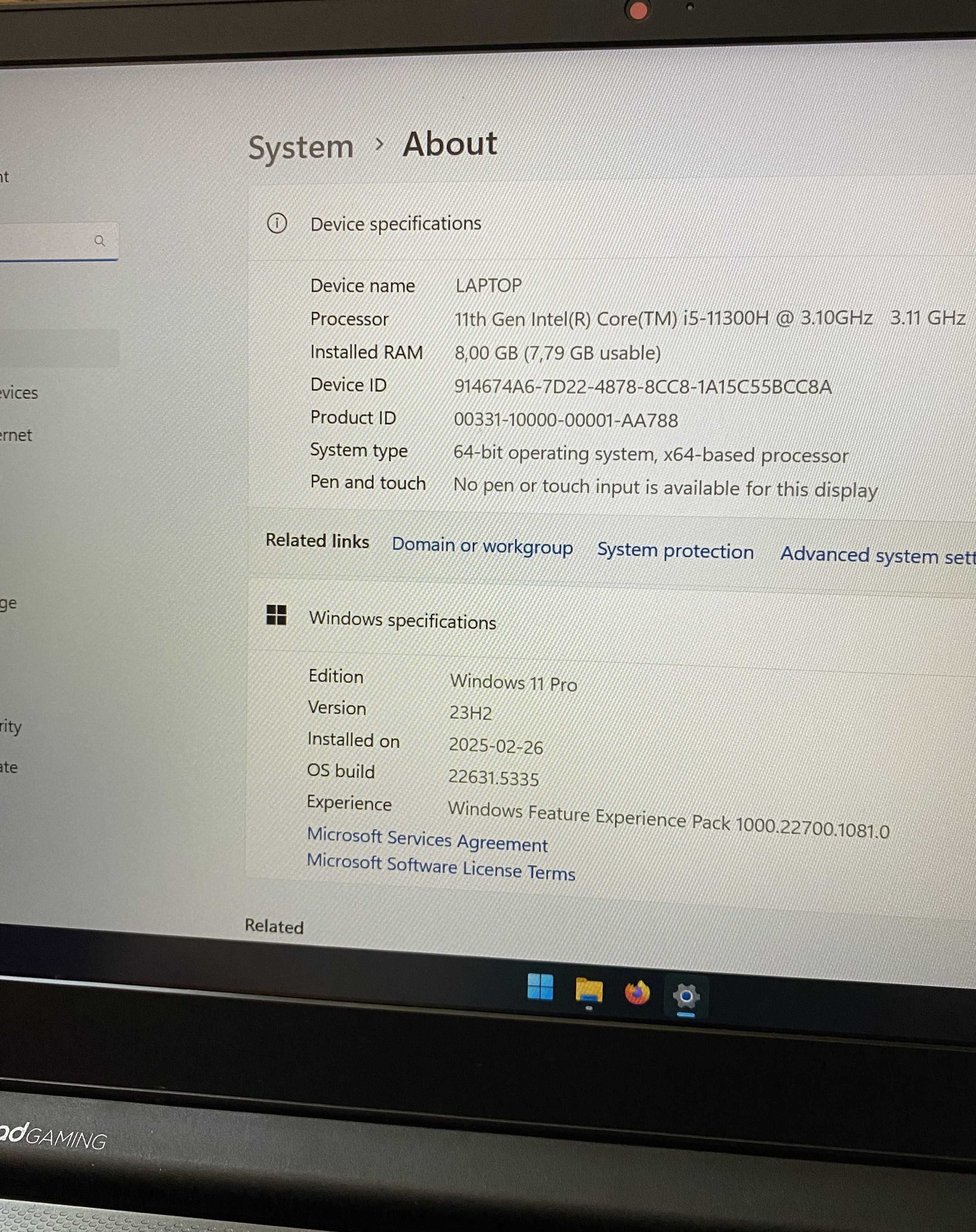 Laptop Lenovo IdeaPad 3 15IHU6 – i5, GTX 1650, 8GB, SSD 512GB