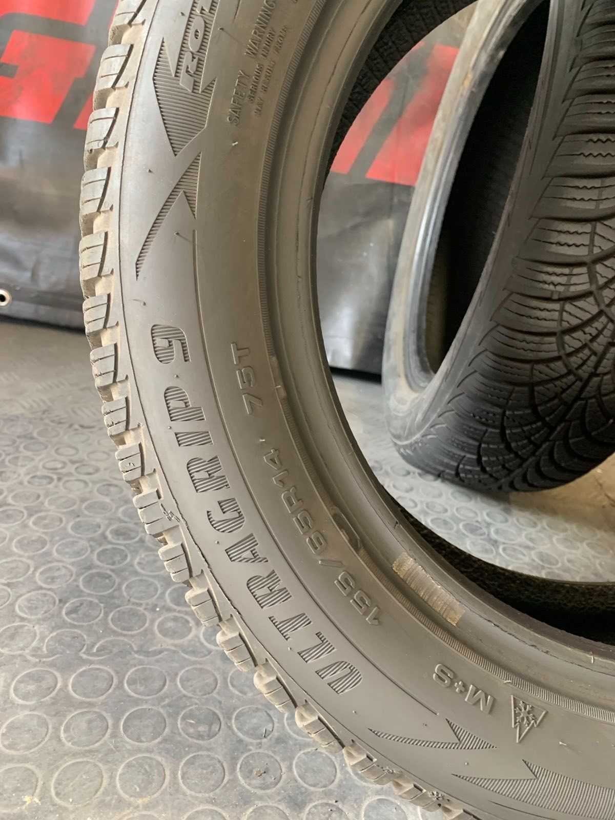 155 65 14 зимни гуми GOODYEAR ULTRA GRIP 9 , 2 броя