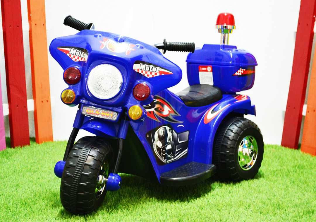 Motocicleta electrica cu 3 roti pentru copii LQ998 25W 6V #Blue