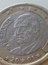1 Euro Spania 2001 Multiple erori Forma Paruli etc