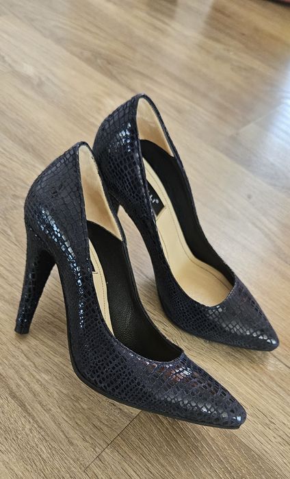 Pantofi stiletto bleumarin Gemelli, mărimea 34
