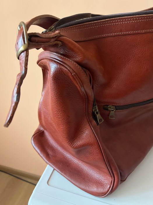 Чанта за ръчен багаж .Уникална от естесвена кожа