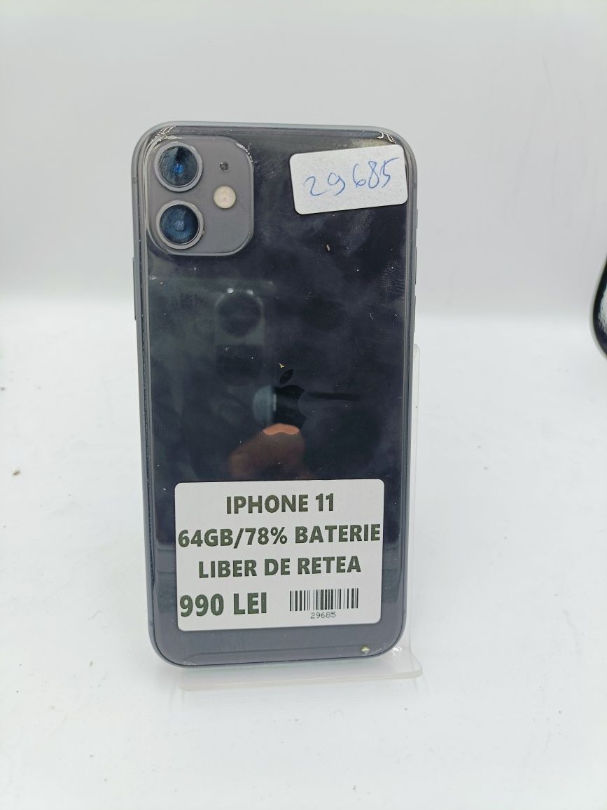 IPhone 11 AO29685 64 GB 78% Baterie NeverLock