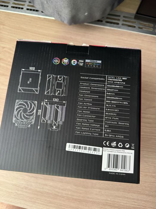 Cooler CPU Alphagear Prism 60DXD pro