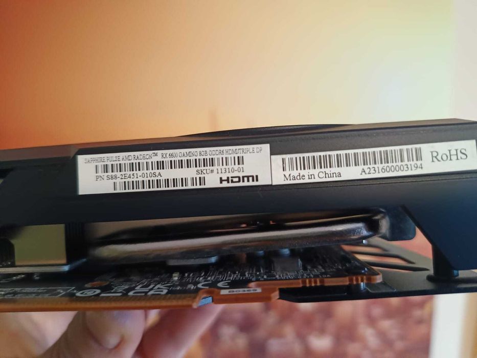 Rx 6600 Gaming 8gb GDDR6 Hdmi/Triple DP