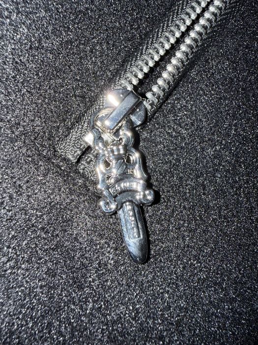 Chrome Hearts Jacket Wool And Leather Metal Design