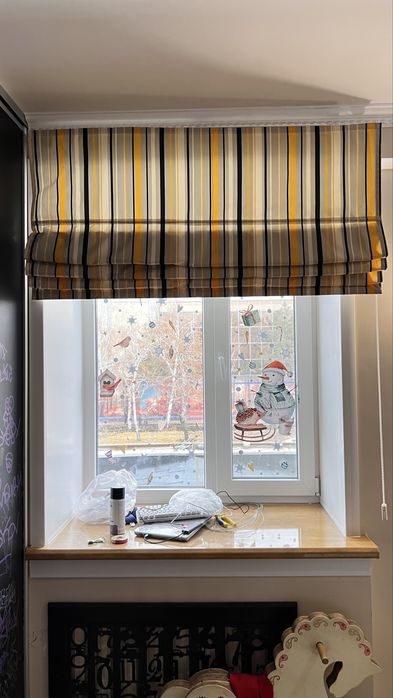 Римские шторы высота  1,78 ширина 1,38 м