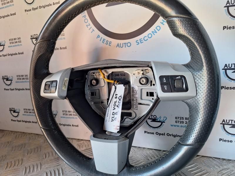 Volan sport piele perforata Opel Astra H Twintop