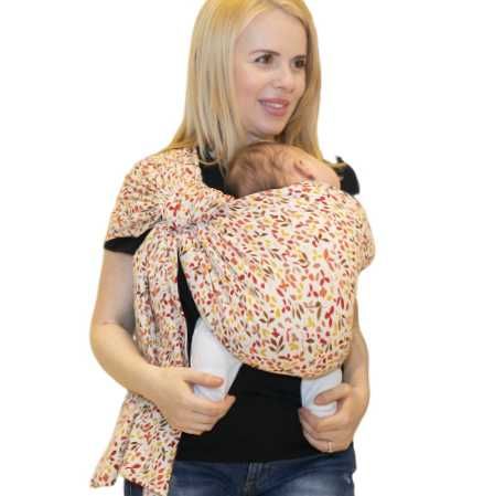 РАЗПРОДАЖБА | Слинг с халки Omniababy Liberty - органичен памук