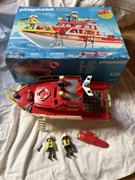 Playmobil barca / vapor pompieri 70147