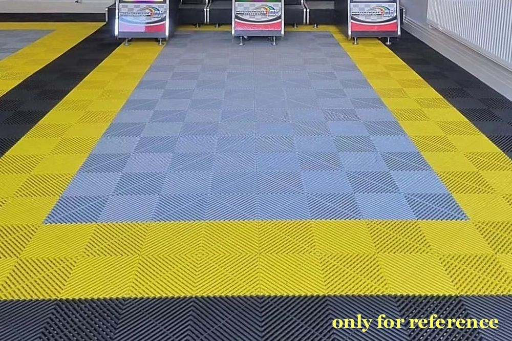 Pardoseala Modulara Ventilata pentru Garaj Depozit Turcoaz