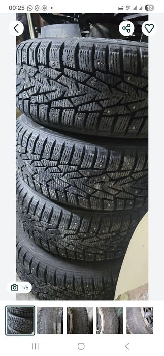 Продам резину зимние 205/65/15 с Усиленные шины