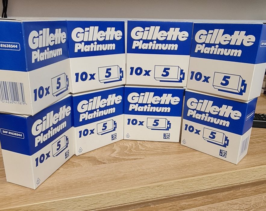 Cutie 50 buc Lame Gillette platinum - made in Russia