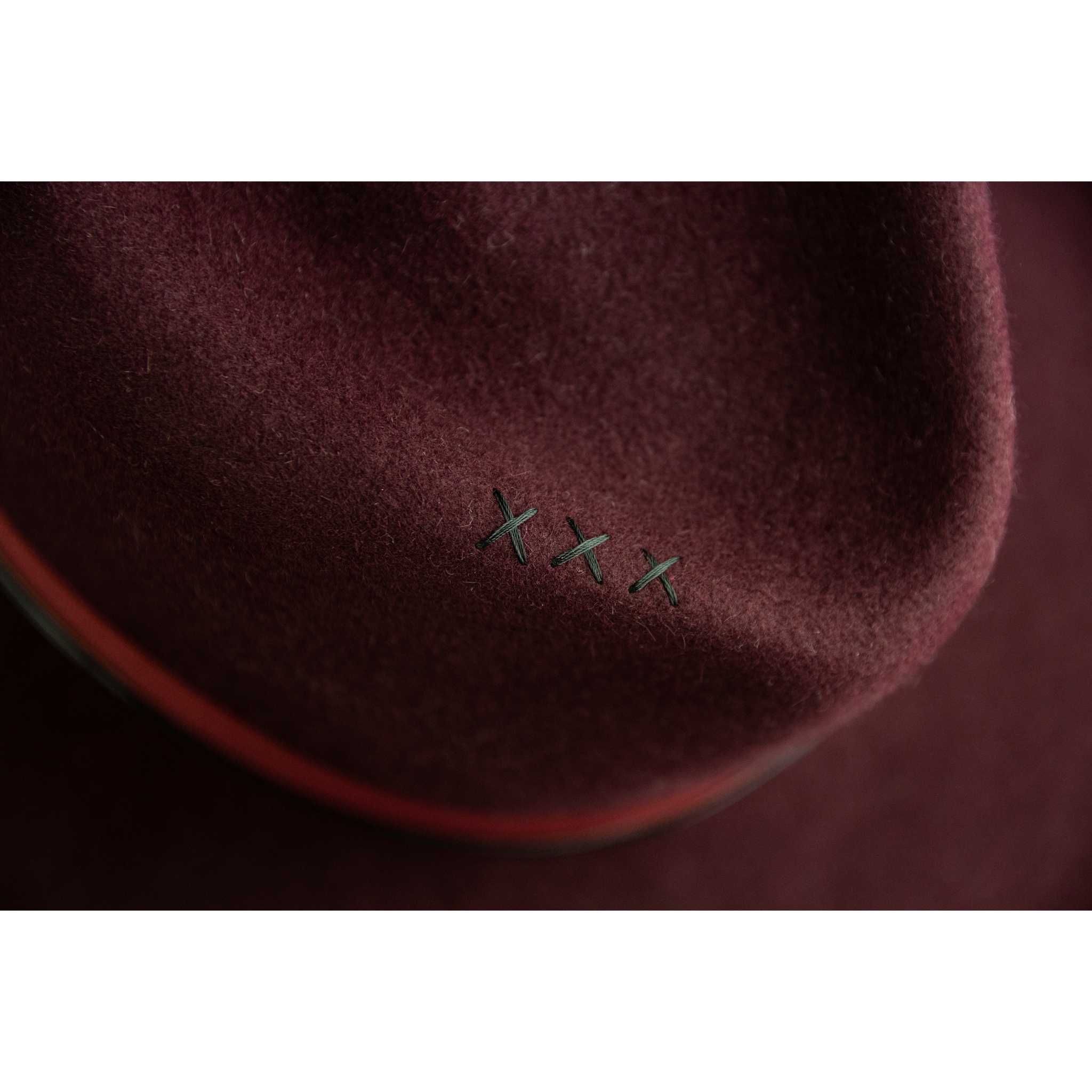 Pălărie Unisex Fedora Bordo Lana Dadarlat