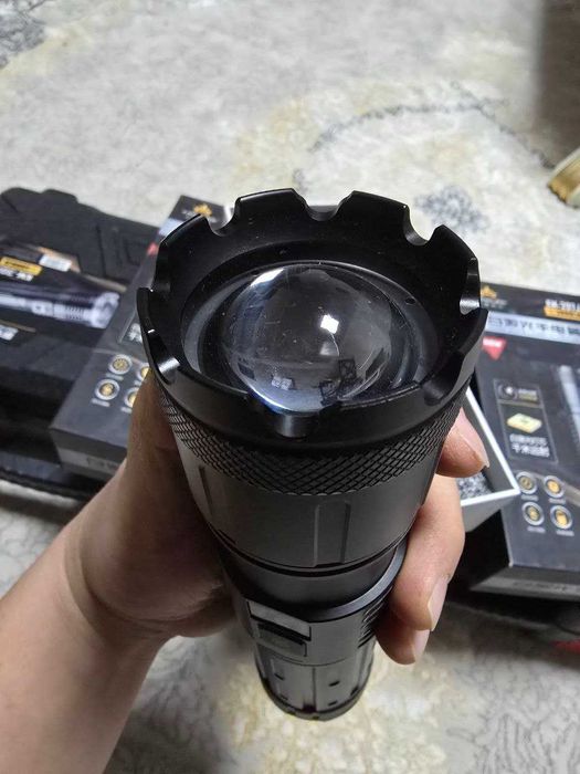 Фонарь для охоты и рыбалки. Фонарик оъотничий дальнобойный водостойкий