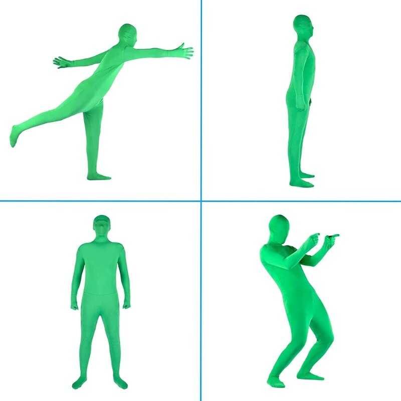 Раздельный Хромакей костюм ( зеленый фон ) для видео и фотосъемки