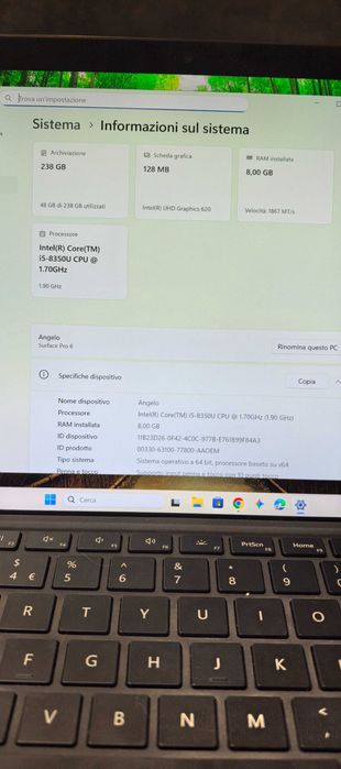 Microsoft Surface 6 pro (бартер)