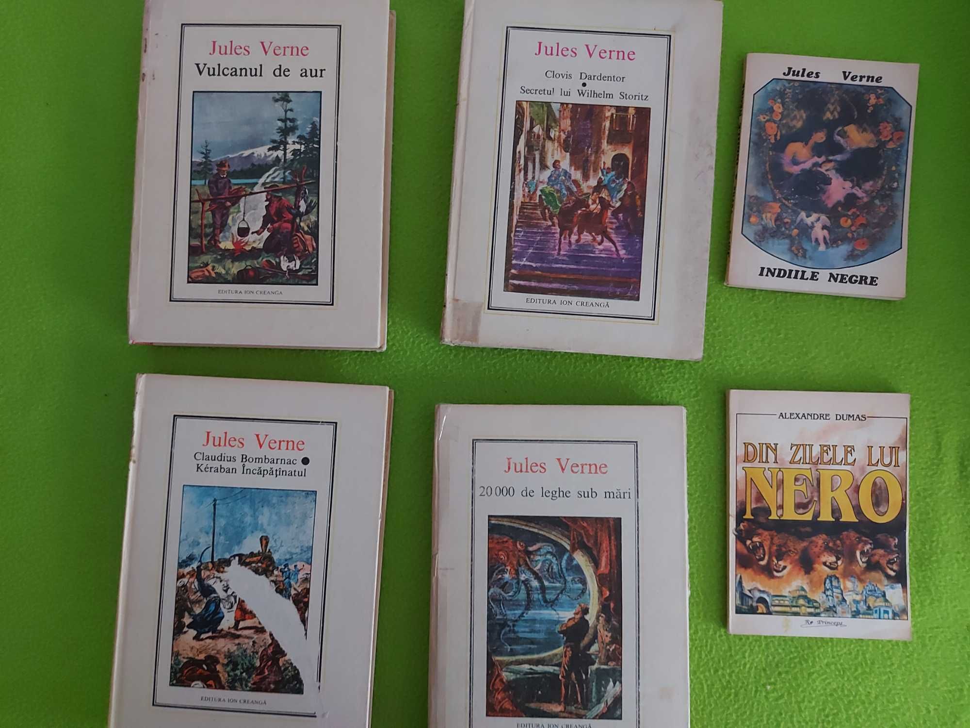 Carti  vechi de colectie,   Jules Verne + Al. Dumas,  Lotul 1