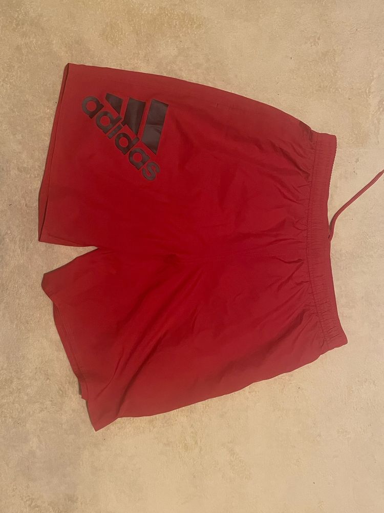 Бански Adidas червени