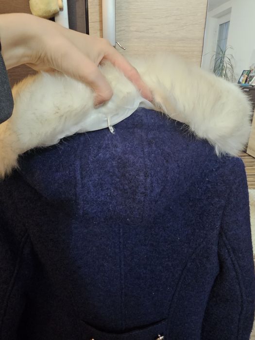 Palton cu blanita detașabilă