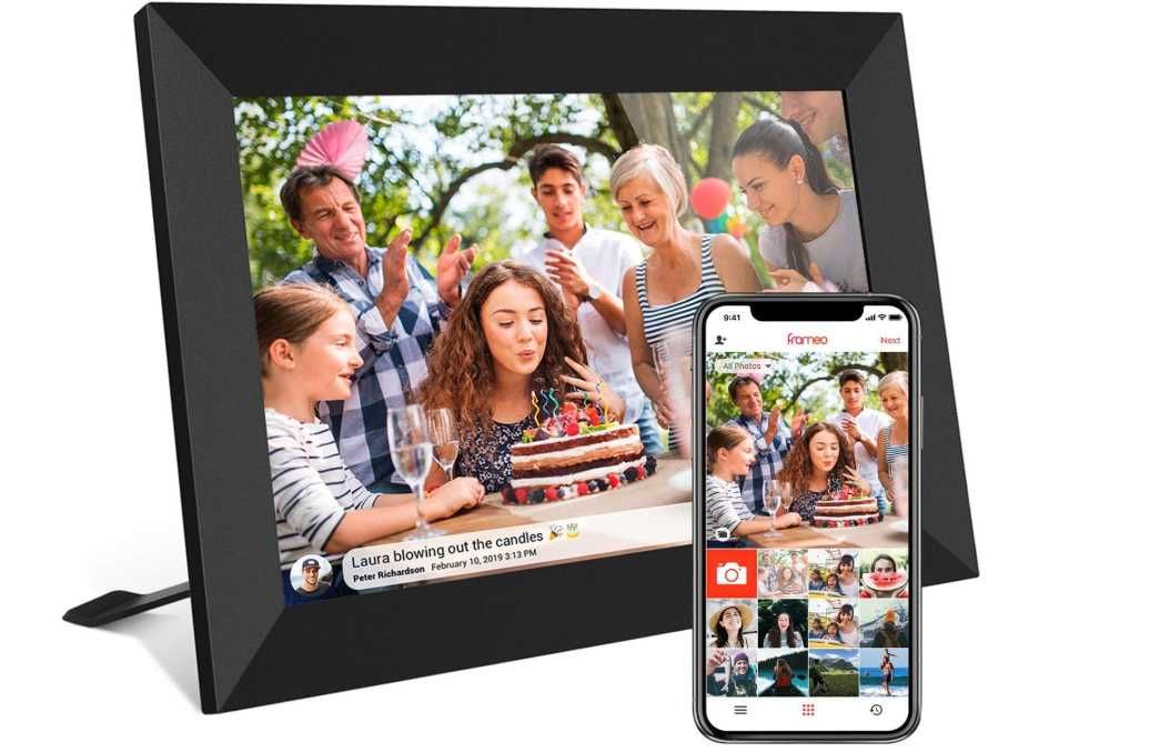Rama foto FRAMEO touchscreen LCD 1280 x 800 IPS Wireless si aplicatie