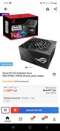 Vand Sursa Asus Rog Strix 1000w Gold!