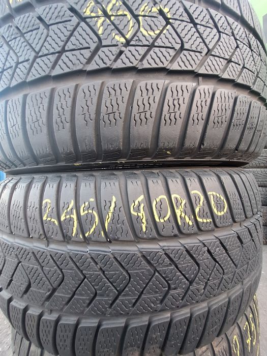 2 anvelope iarna 245/40r20  Pirelli rft runflat Montaj Gratuit